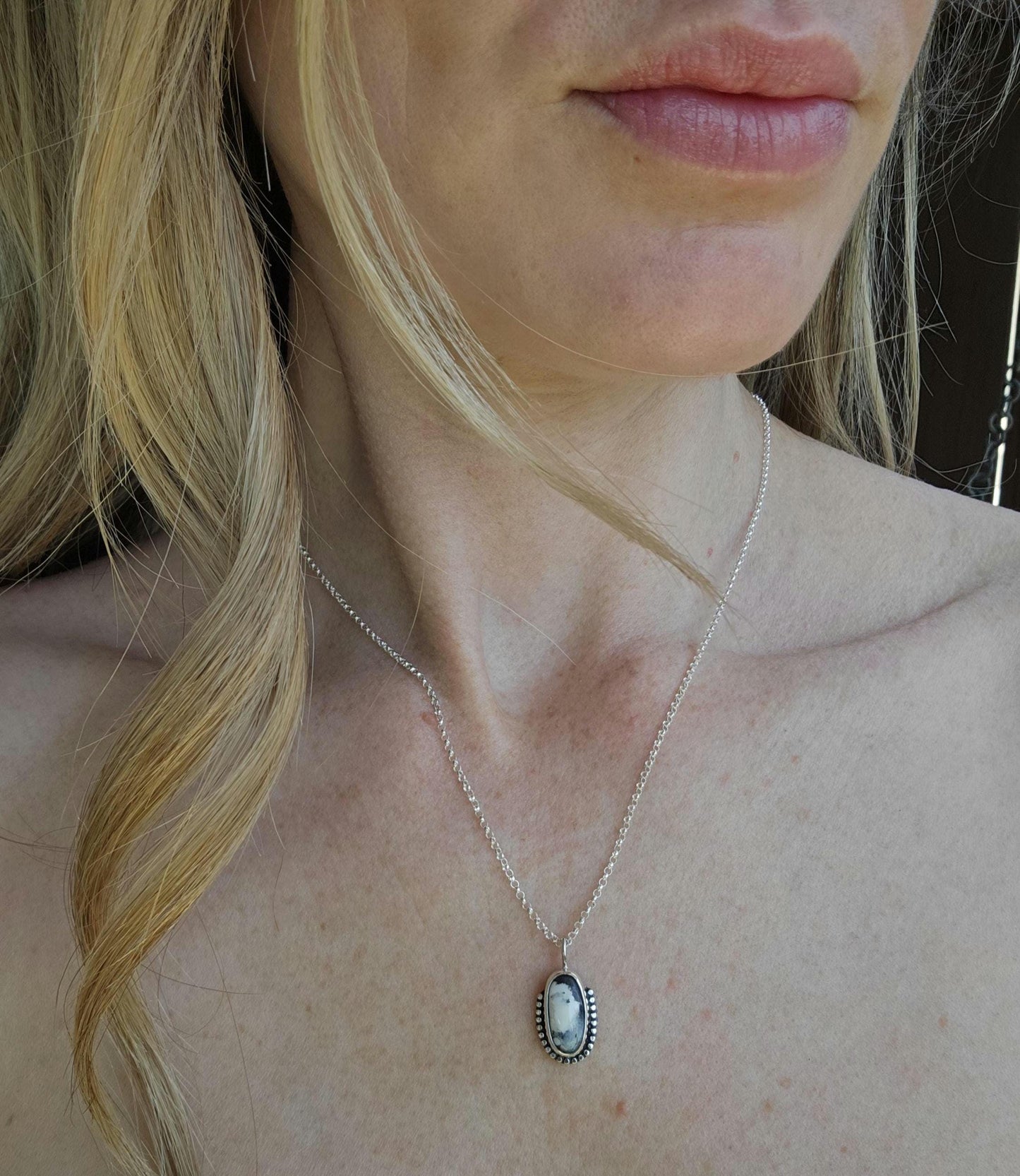 White Buffalo Mini Necklace