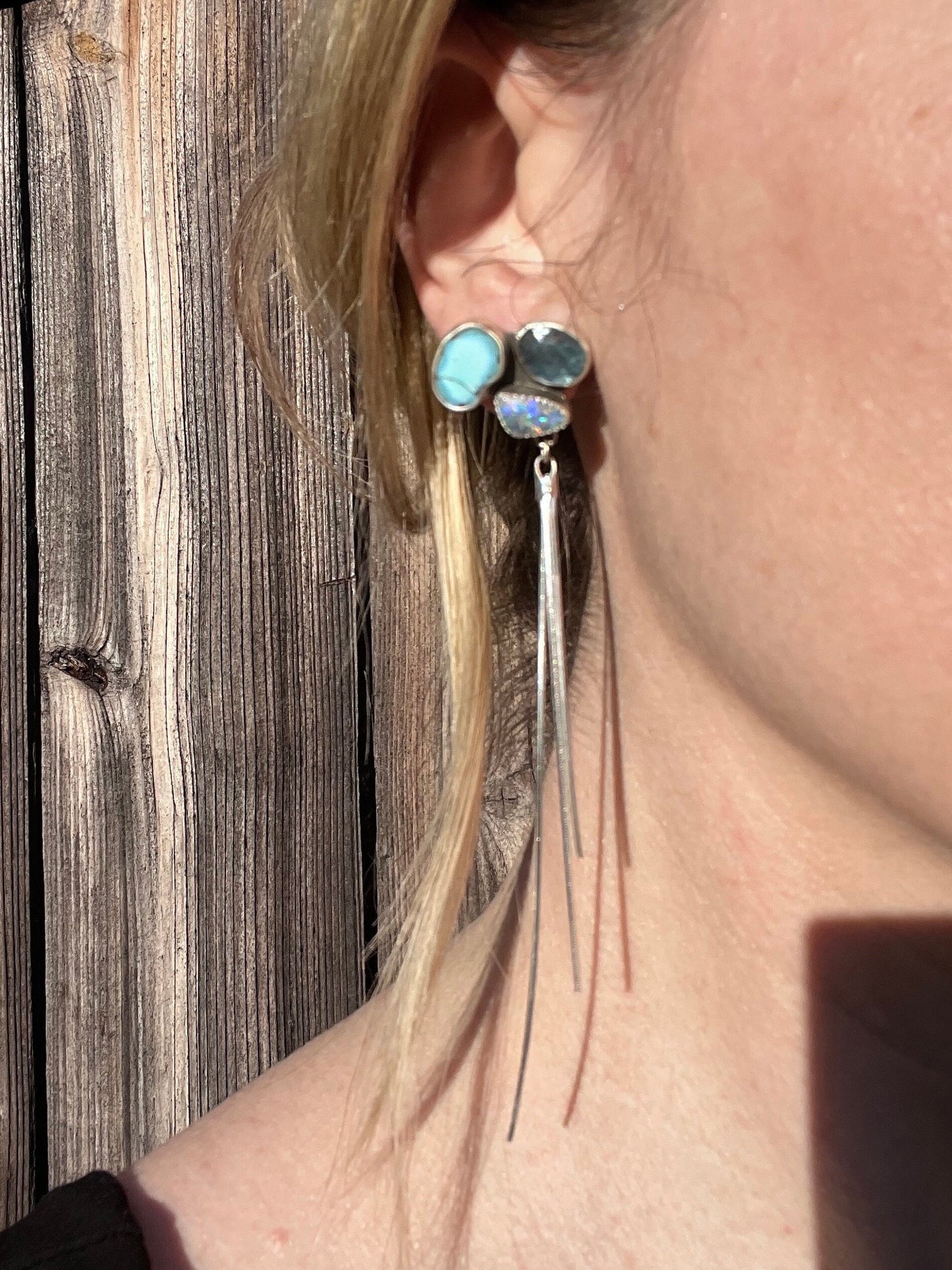 Cluster Dangle Earrings
