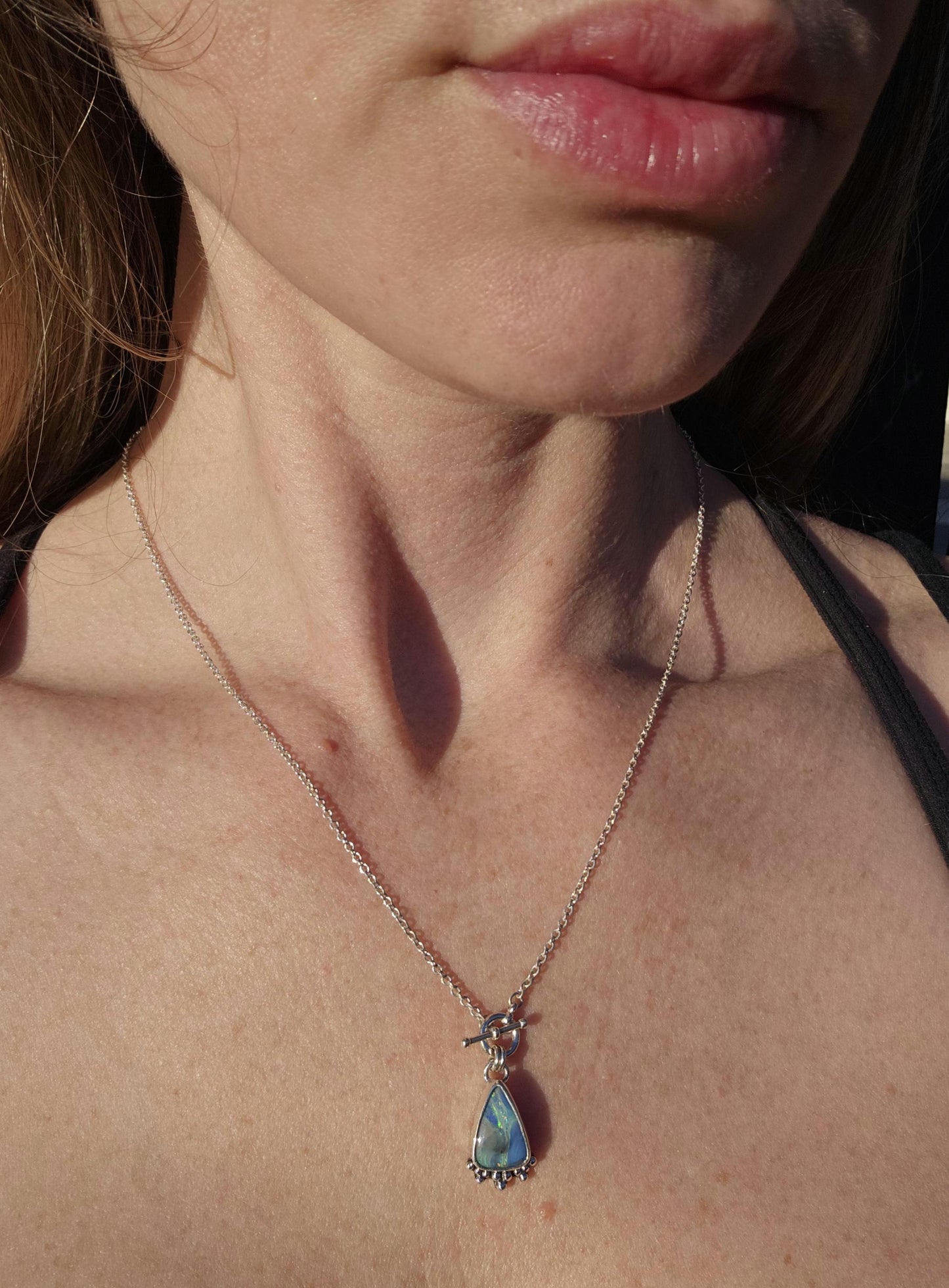 Boulder Opal Toggle Necklace