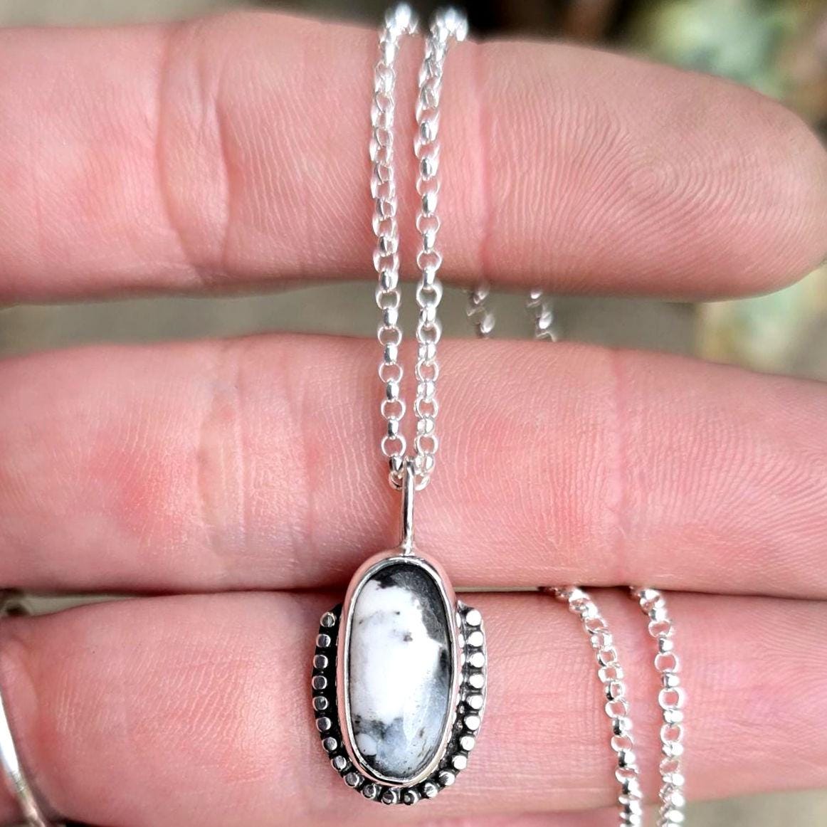 White Buffalo Mini Necklace
