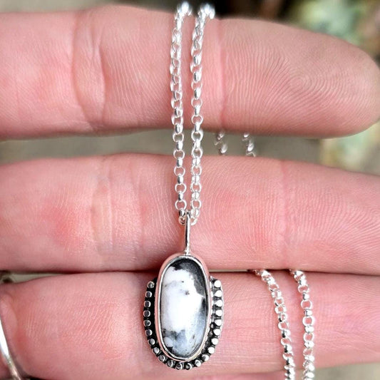White Buffalo Mini Necklace