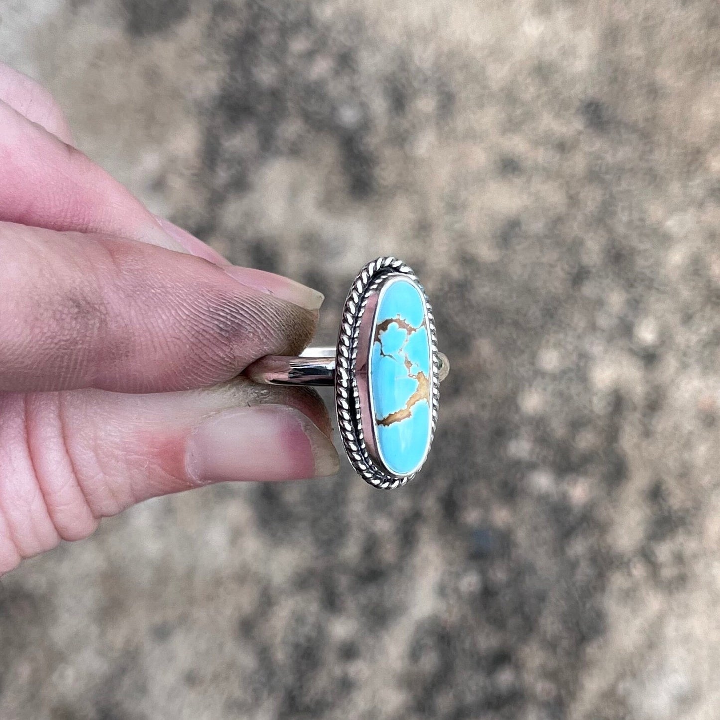 Nevada #8 turquoise Ring size 6