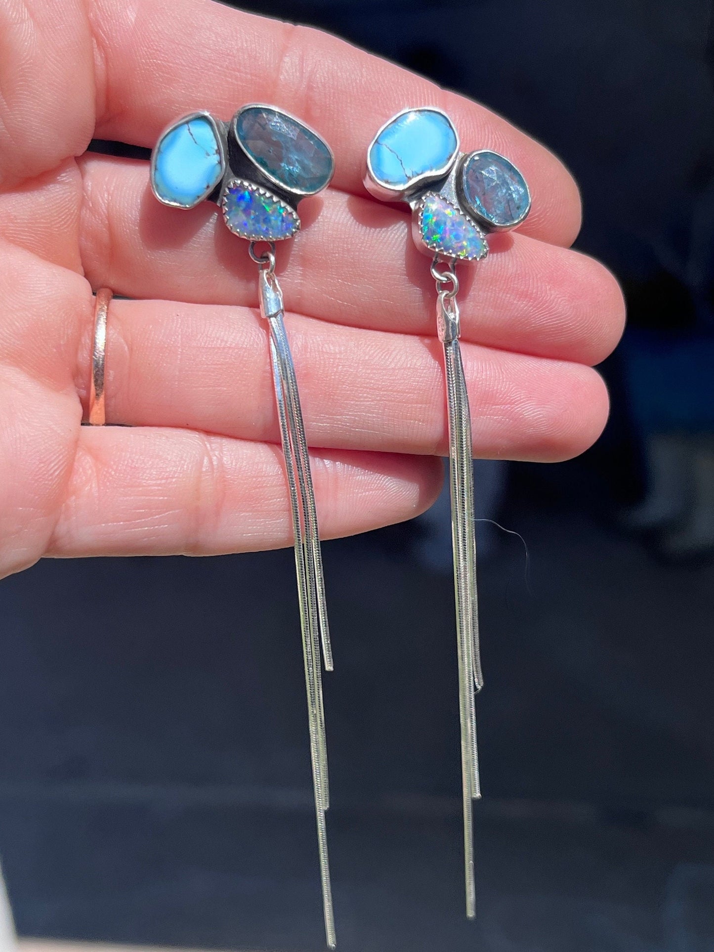Cluster Dangle Earrings