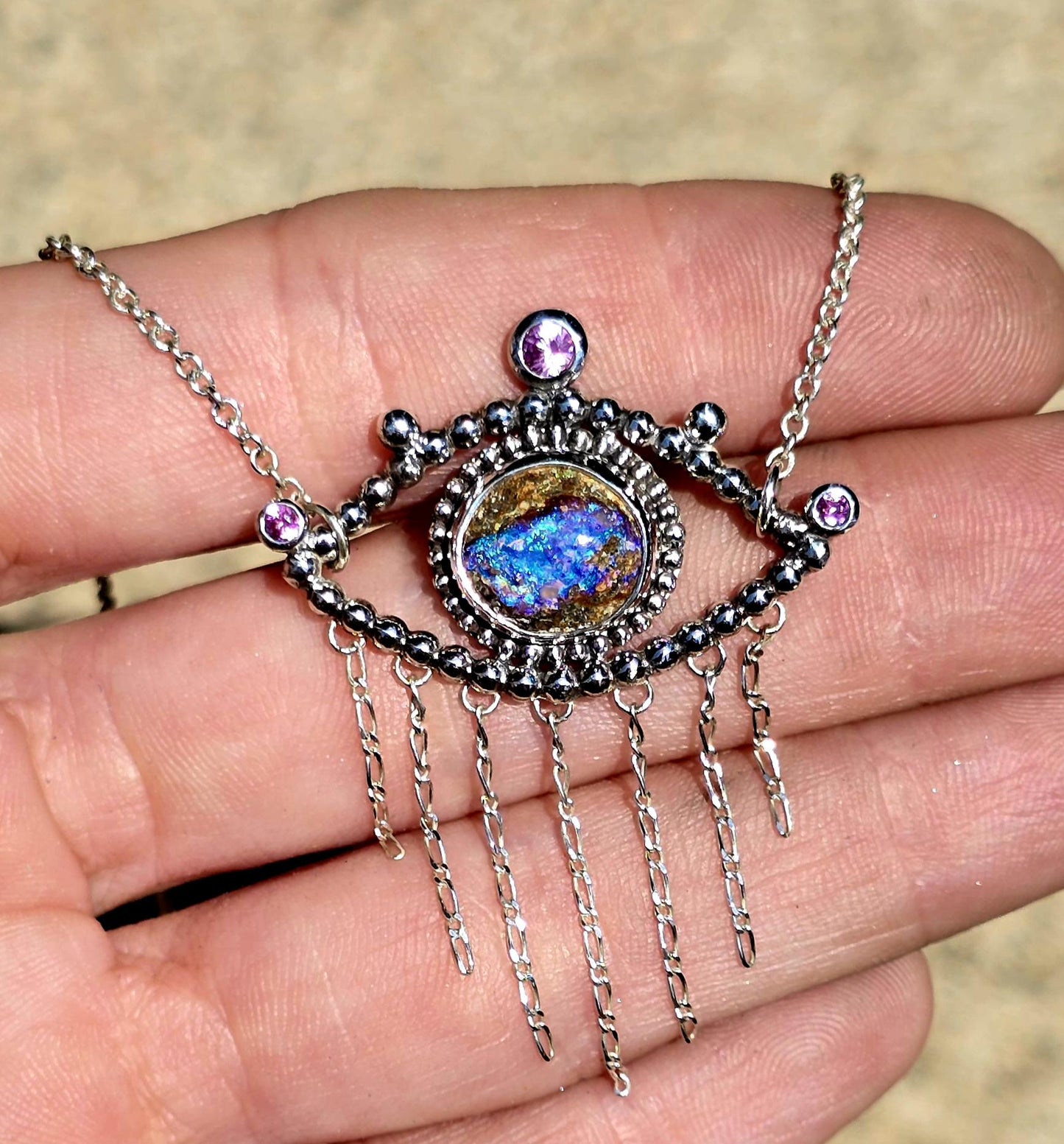 Opal Eye Necklace