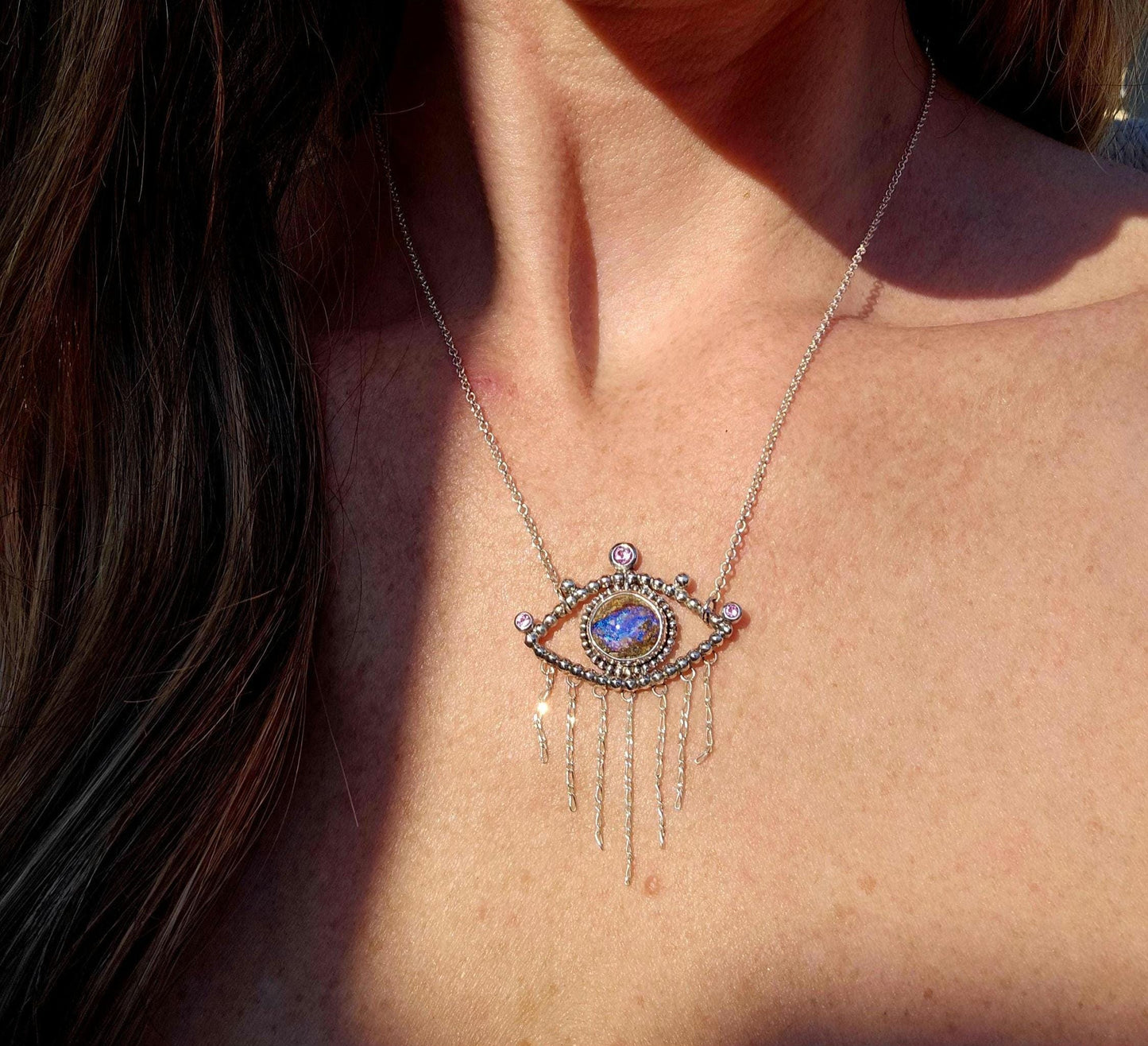 Opal Eye Necklace