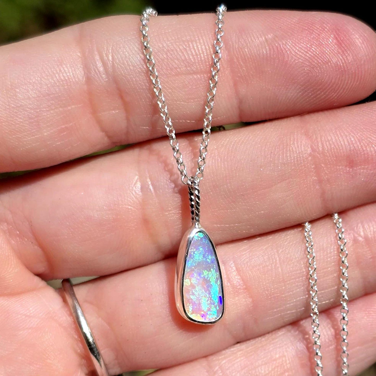 Australian Crystal Opal Necklace