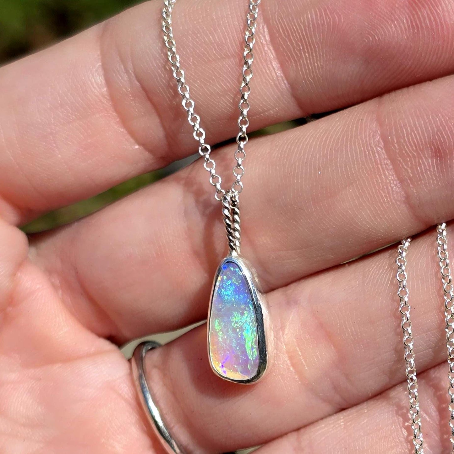 Australian Crystal Opal Necklace