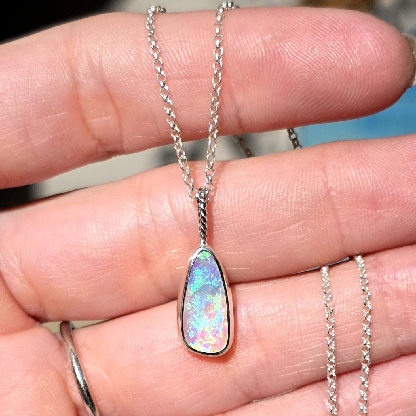 Australian Crystal Opal Necklace