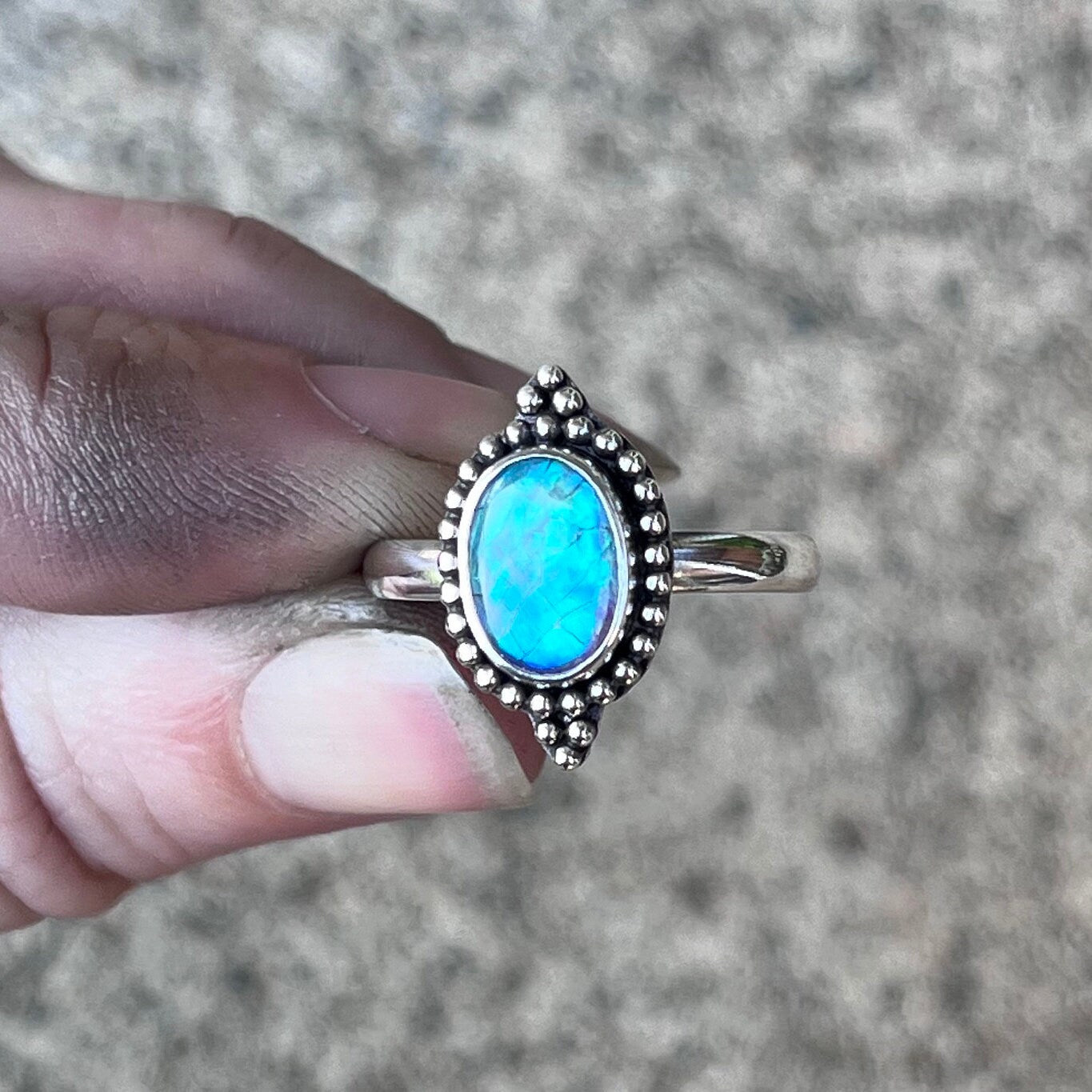 Australian Opal Statement Ring size 7