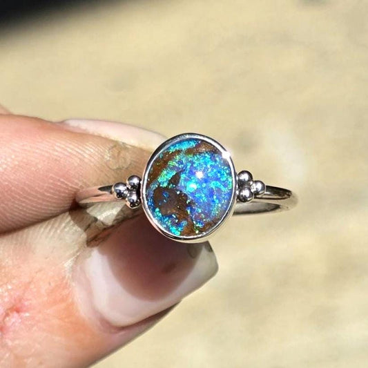 Boulder Opal Ring size 9