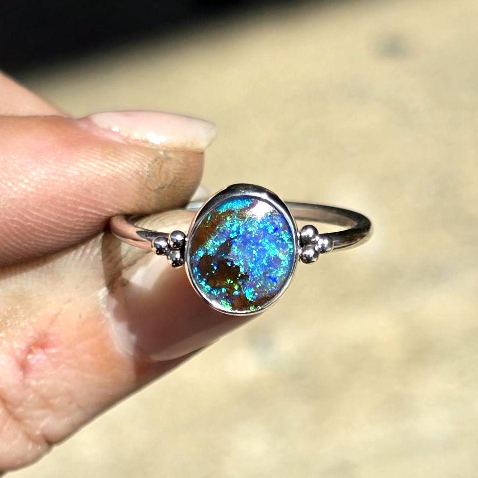 Boulder Opal Ring size 9