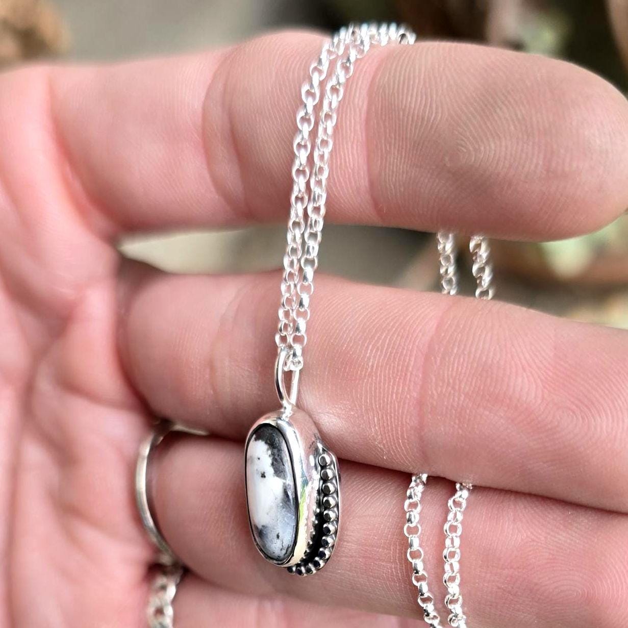 White Buffalo Mini Necklace