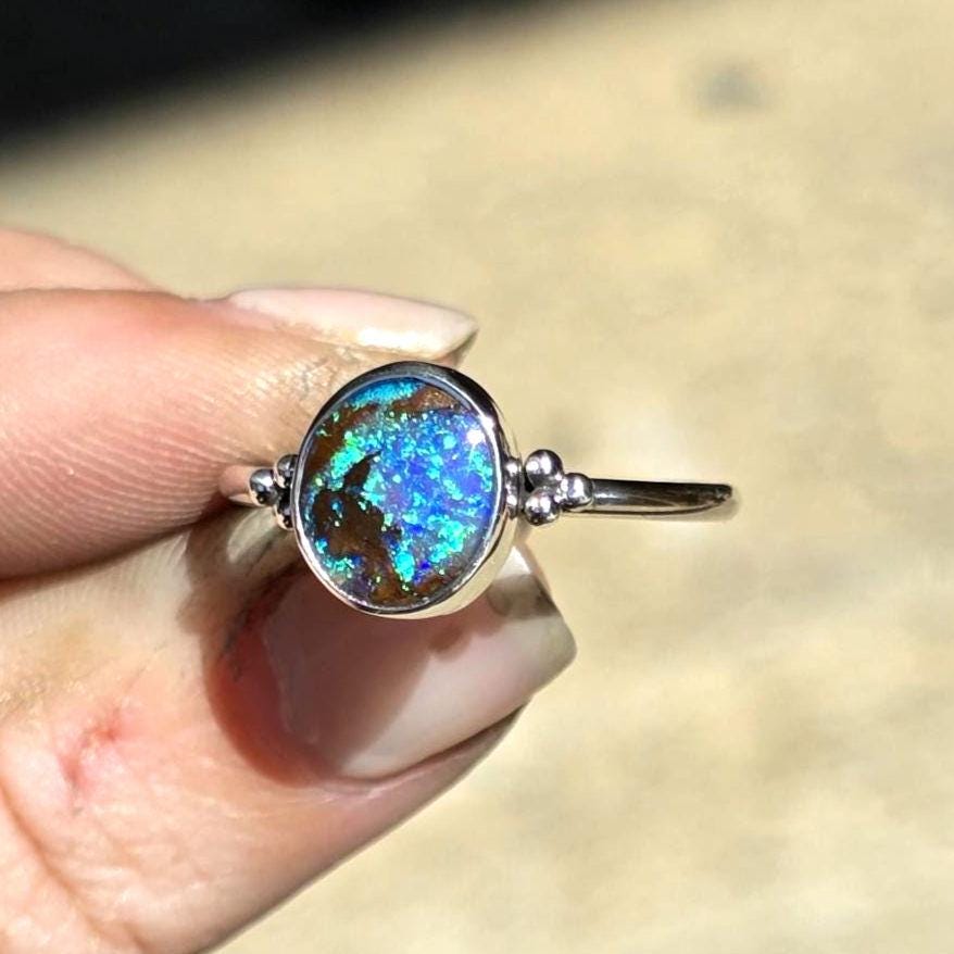 Boulder Opal Ring size 9
