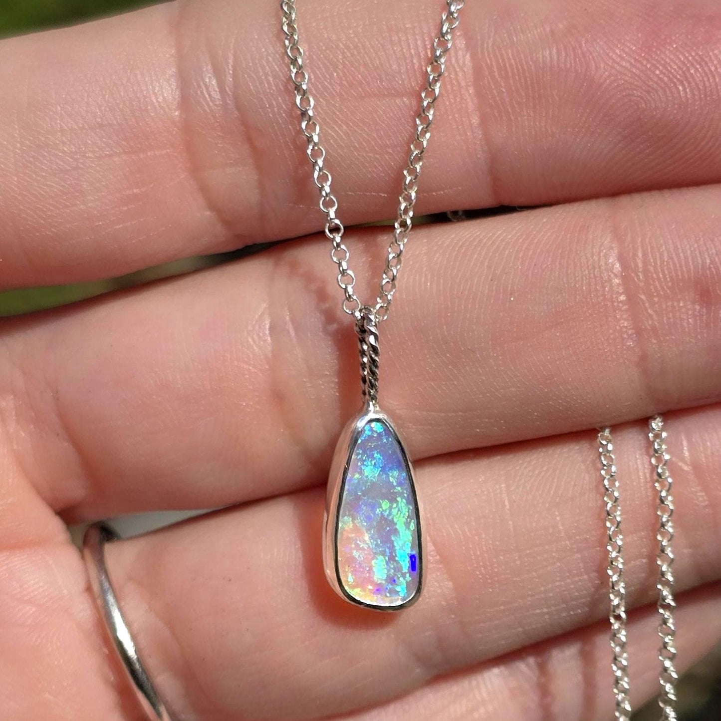 Australian Crystal Opal Necklace
