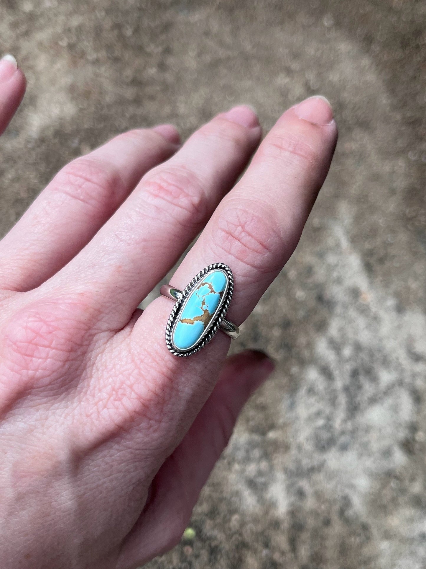 Nevada #8 turquoise Ring size 6