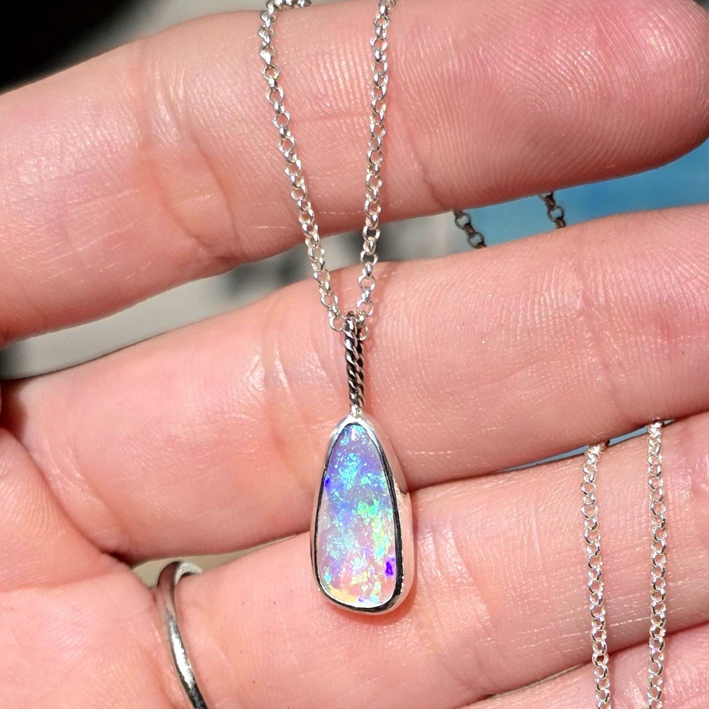 Australian Crystal Opal Necklace