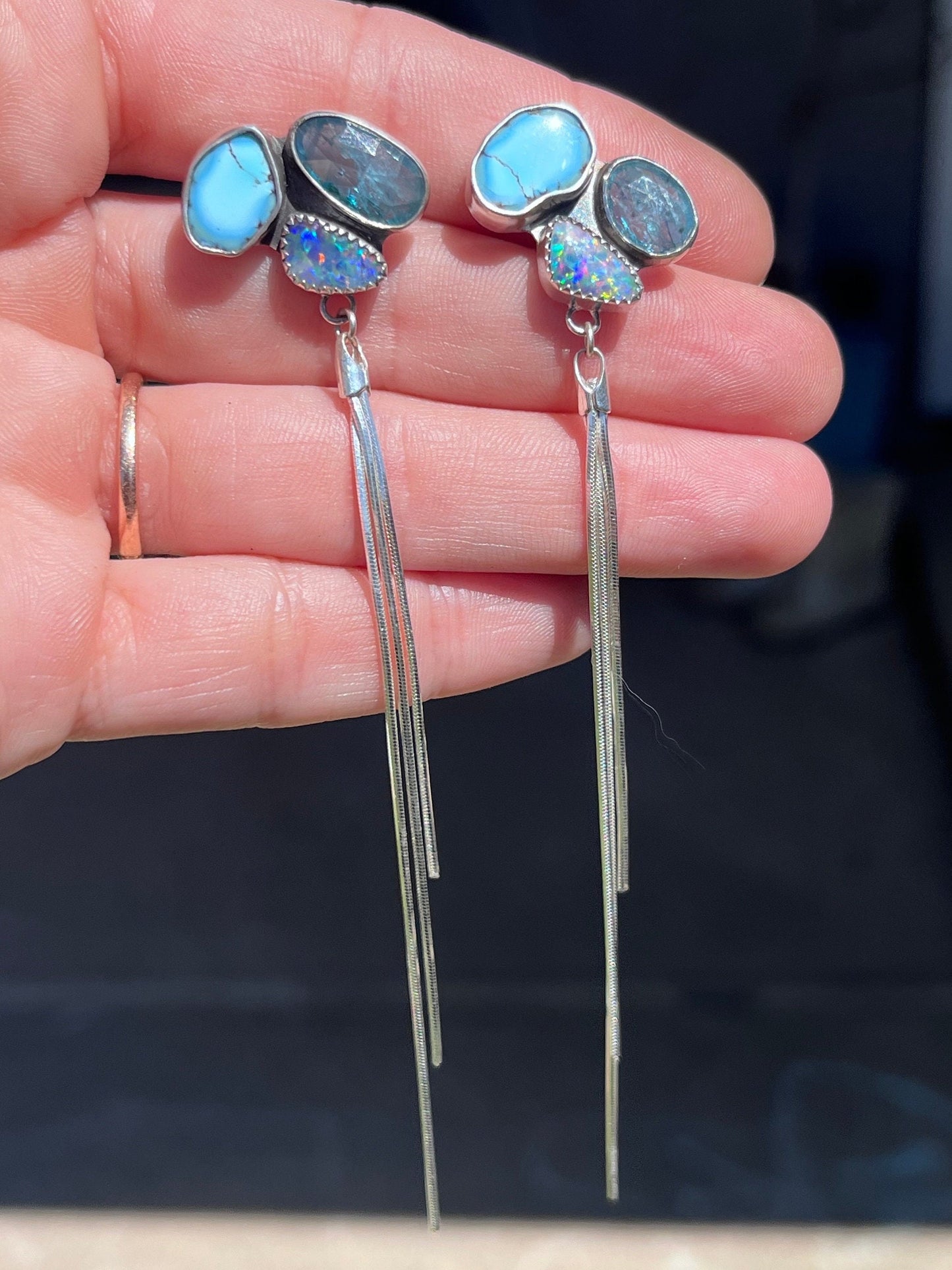 Cluster Dangle Earrings