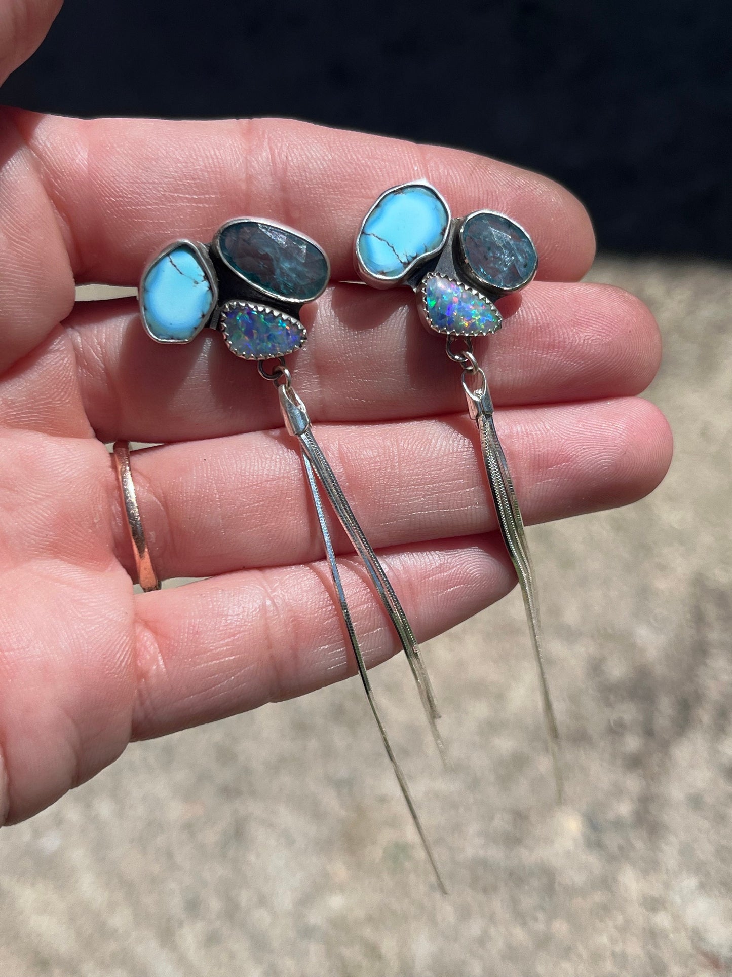 Cluster Dangle Earrings