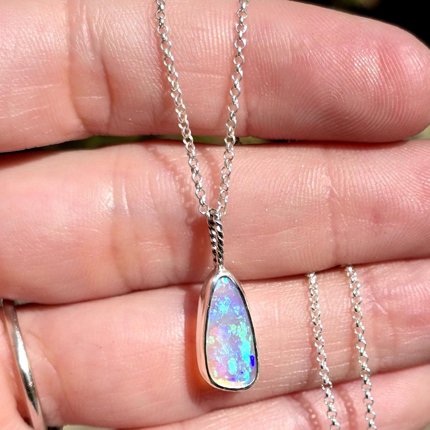 Australian Crystal Opal Necklace