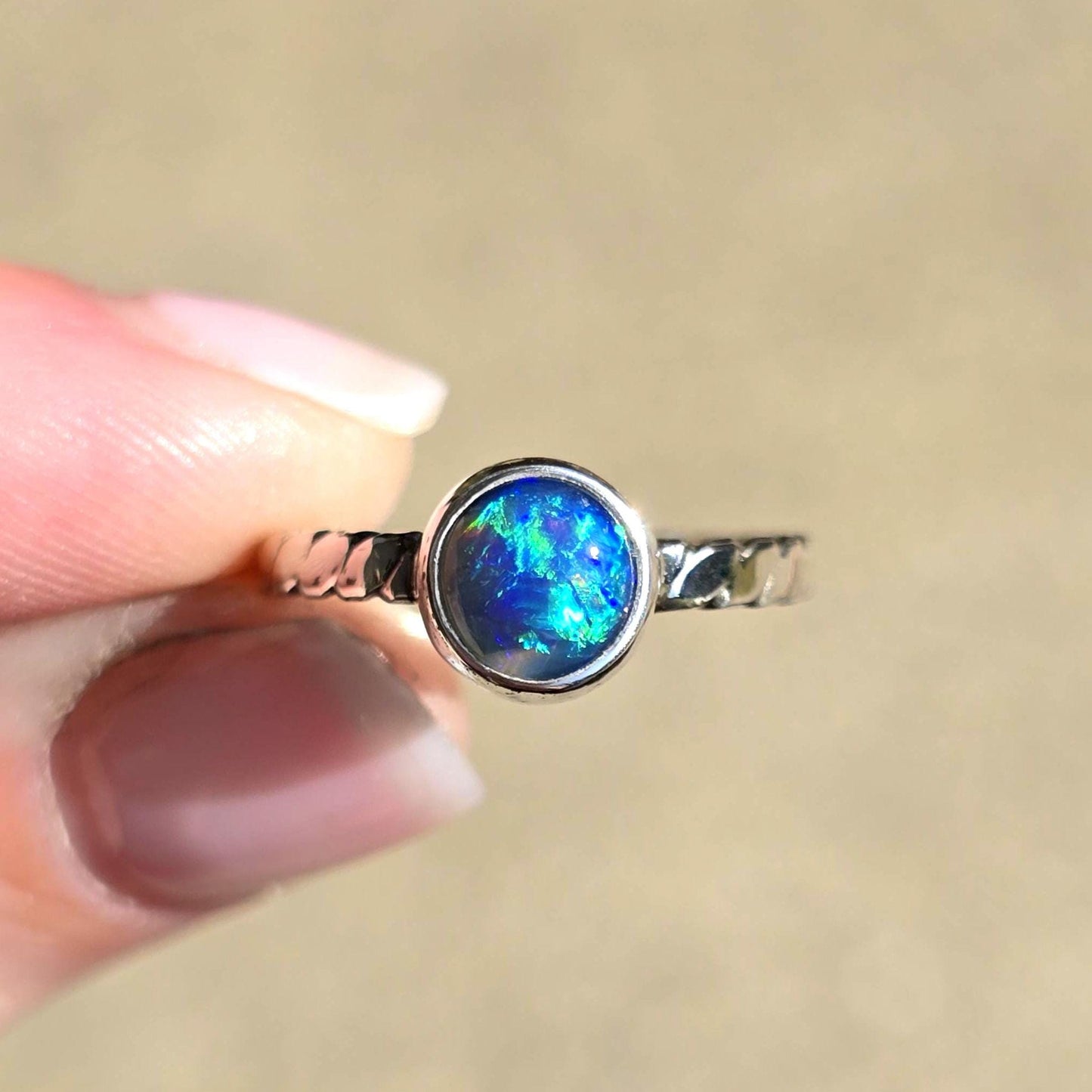 Australian Opal Ring size 5