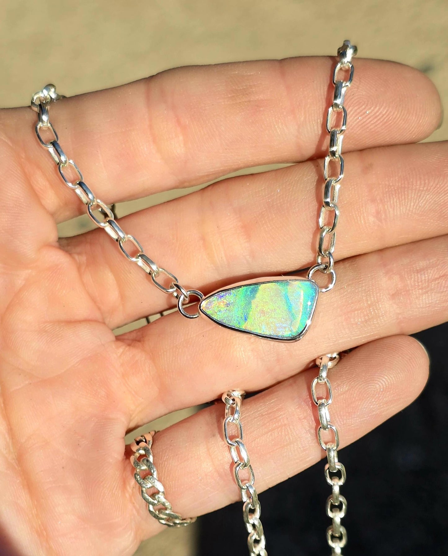 Australian Opal Necklace