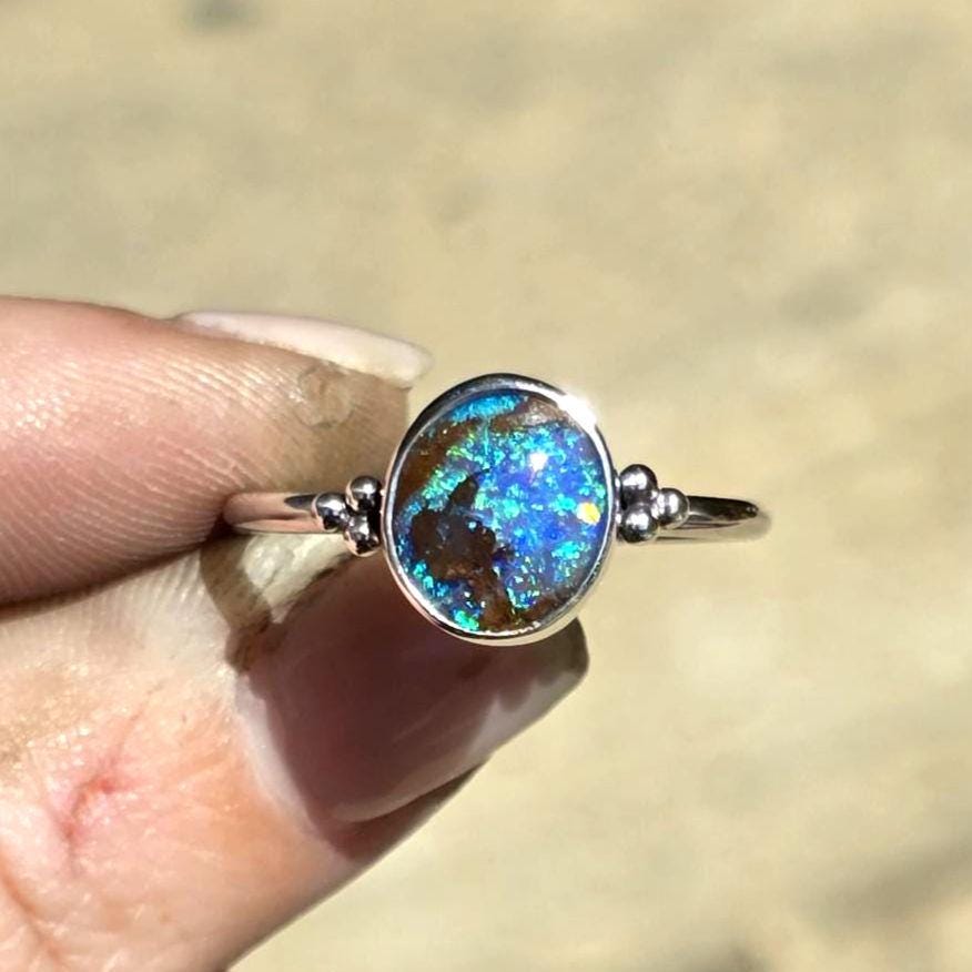 Boulder Opal Ring size 9
