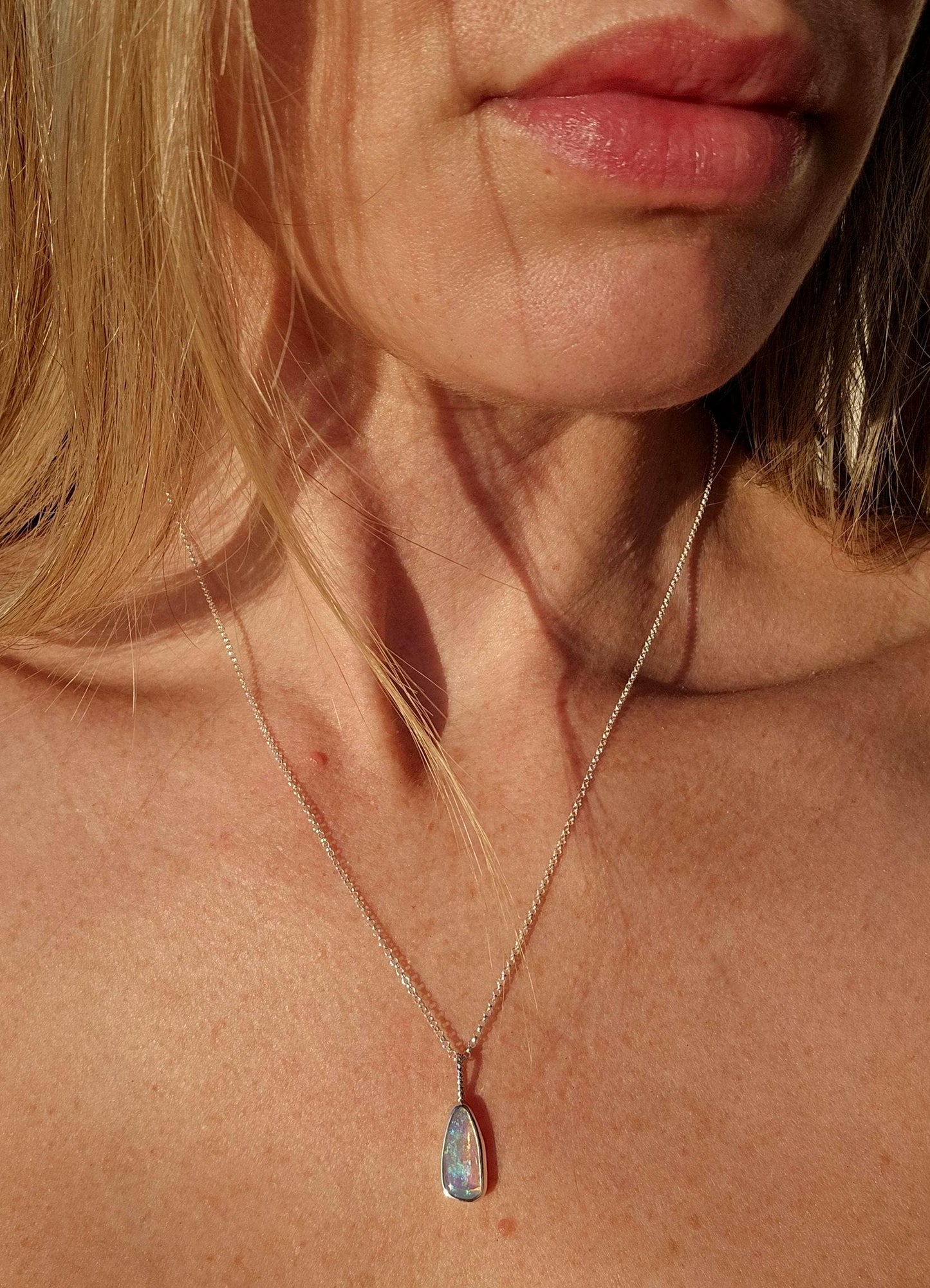 Australian Crystal Opal Necklace