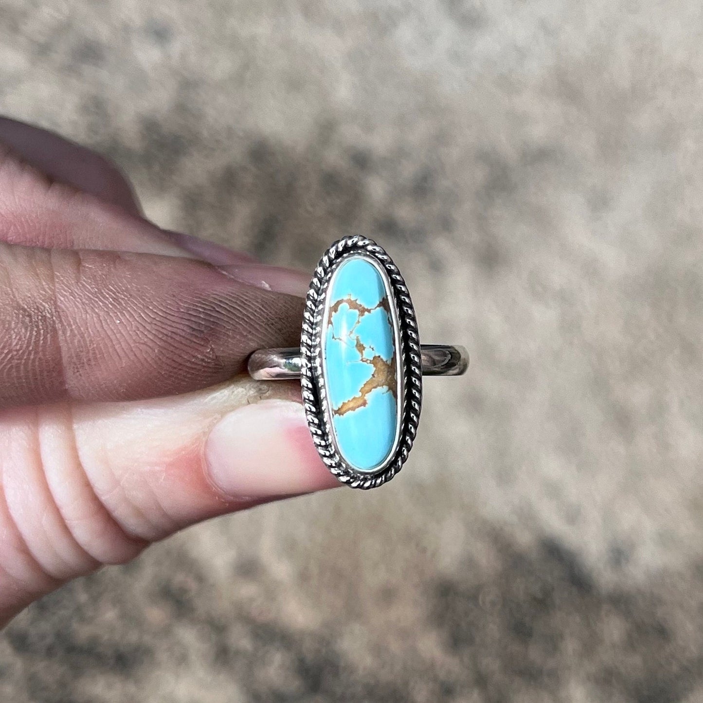 Nevada #8 turquoise Ring size 6