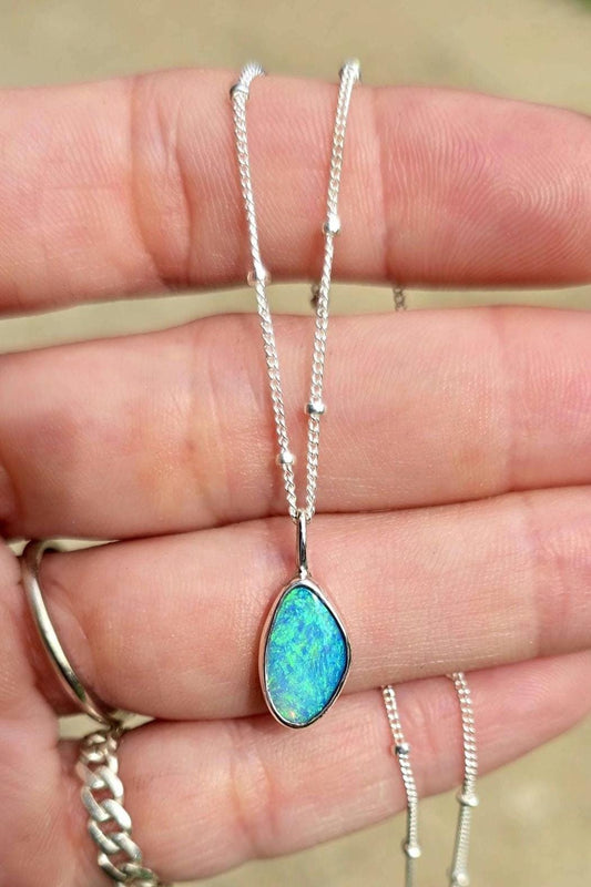 Australian Crystal Opal Necklace