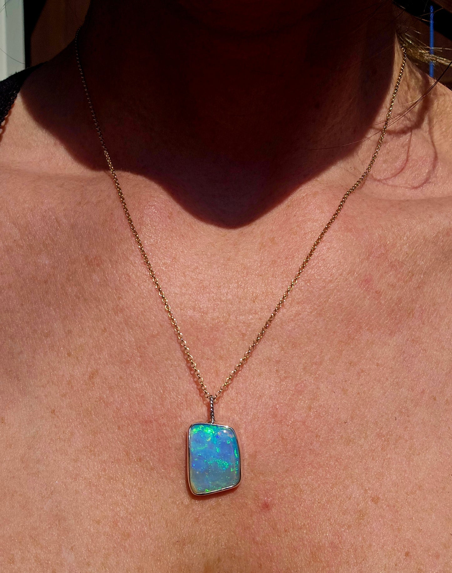 Opal Shell Necklace