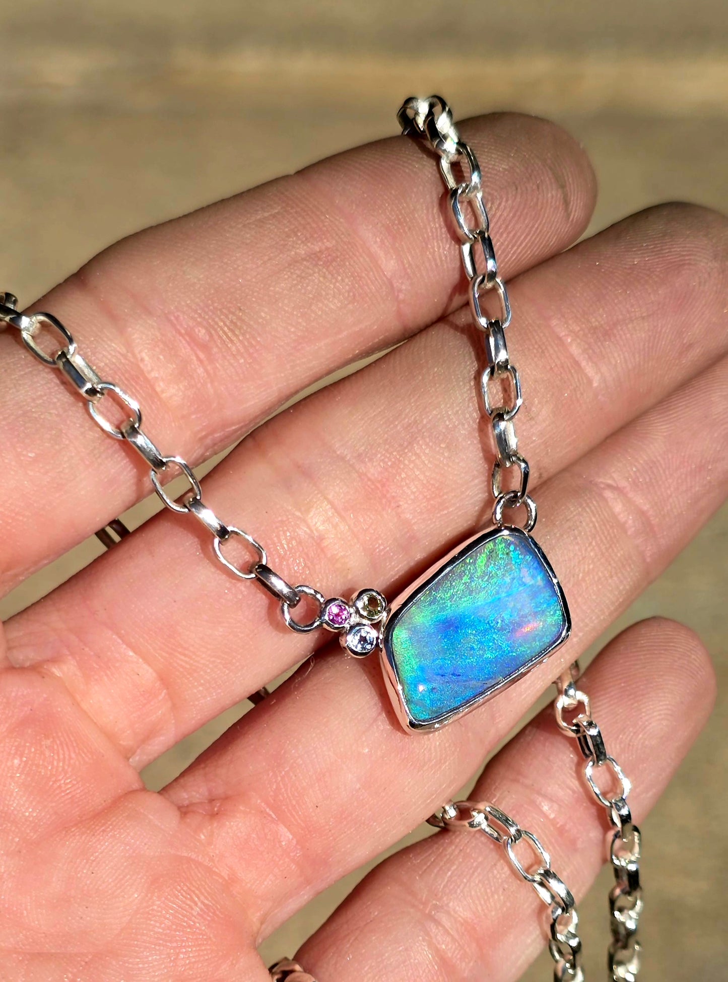 Australian Opal Necklace