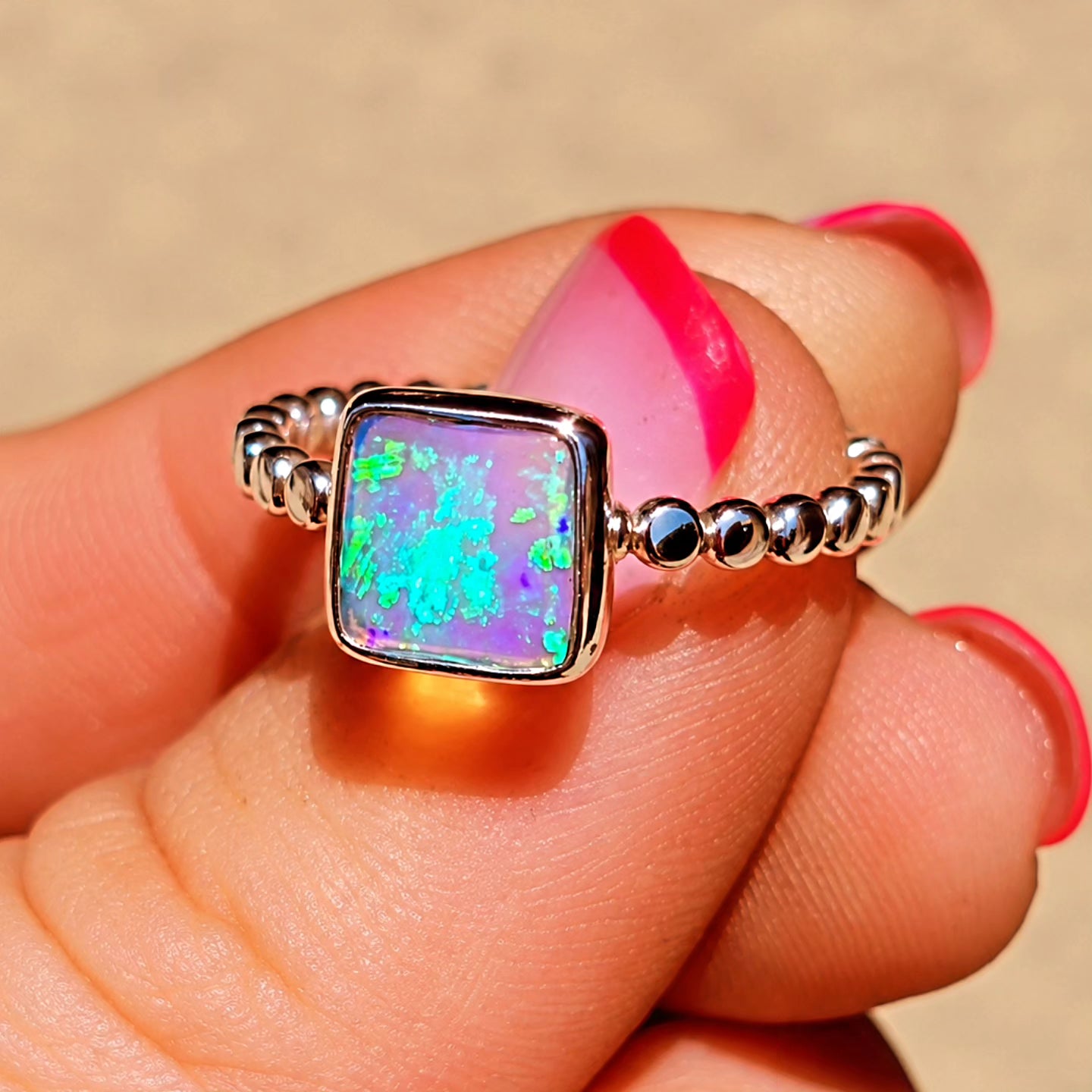 Australian Opal Ring Size 6