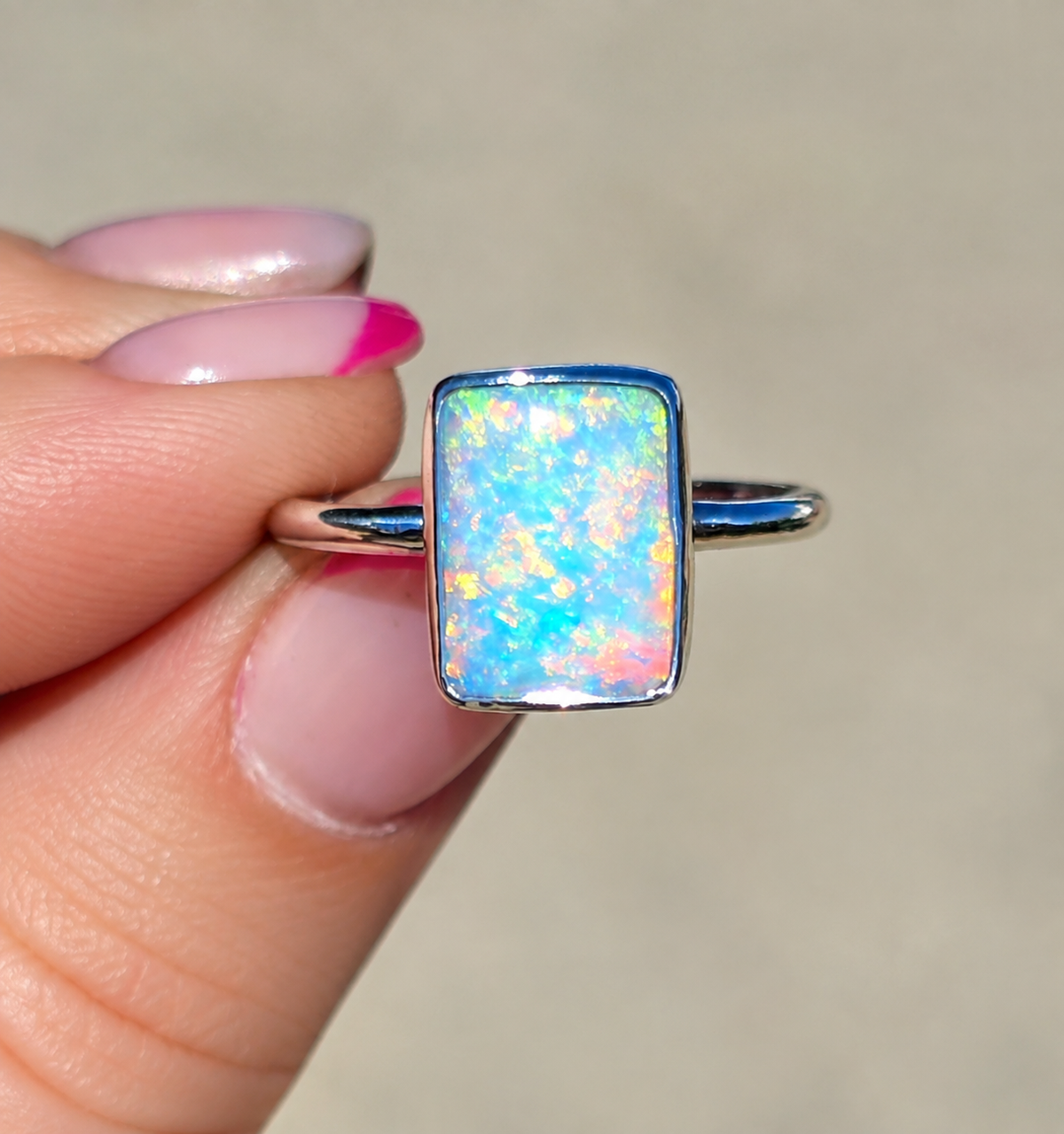 Australian Opal Ring Size 6