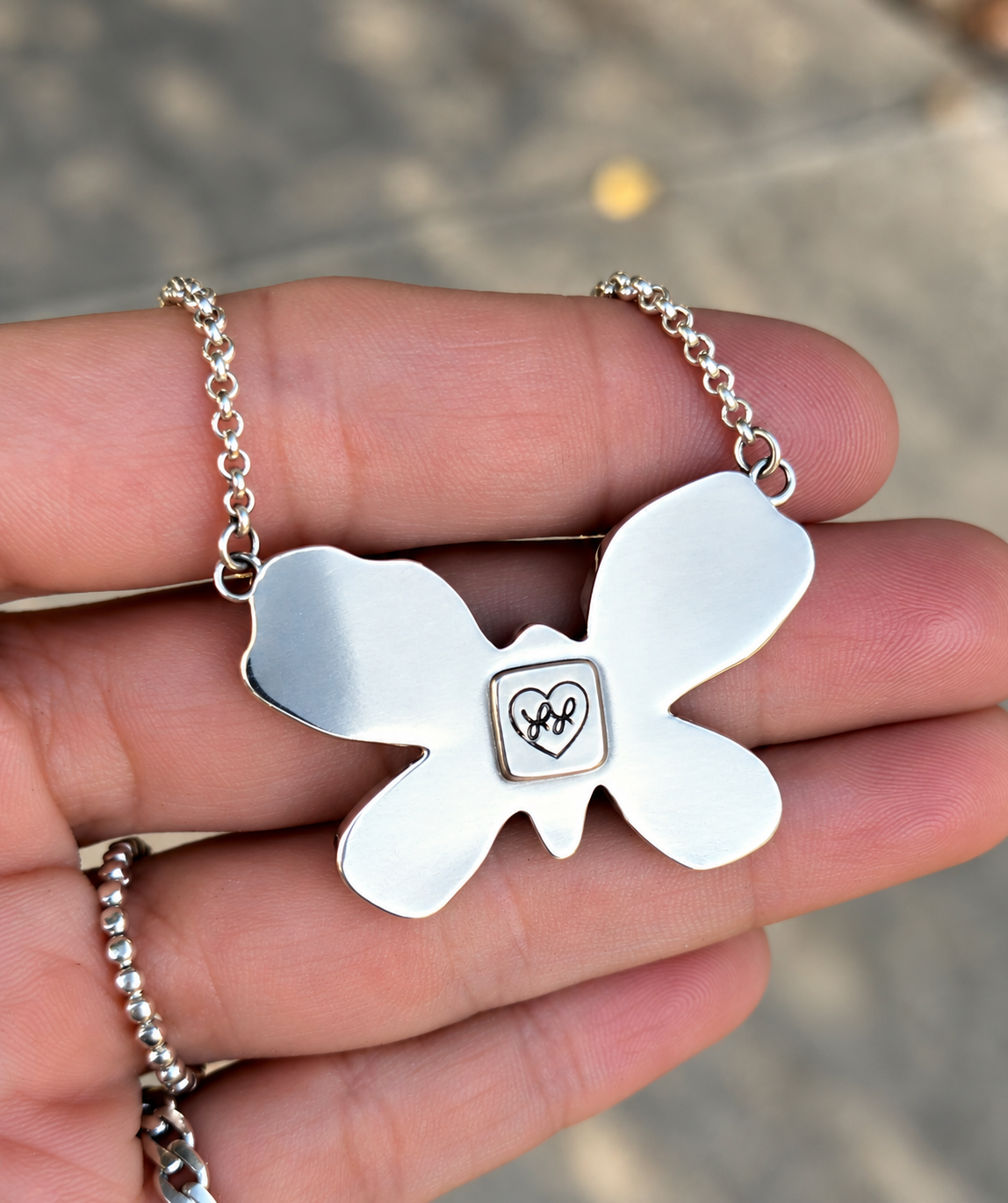 Golden Hills Butterfly Necklace