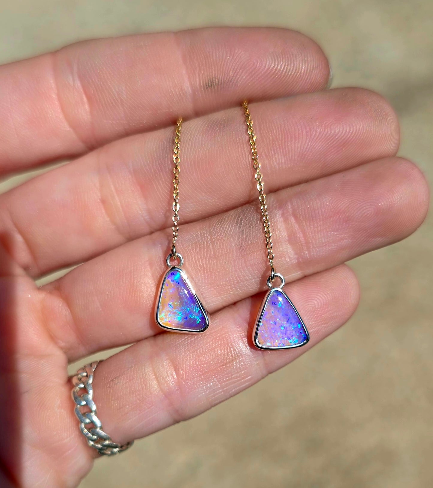 Crystal Opal Threaders