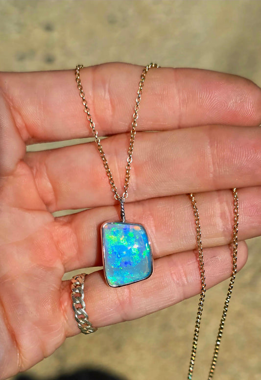 Opal Shell Necklace