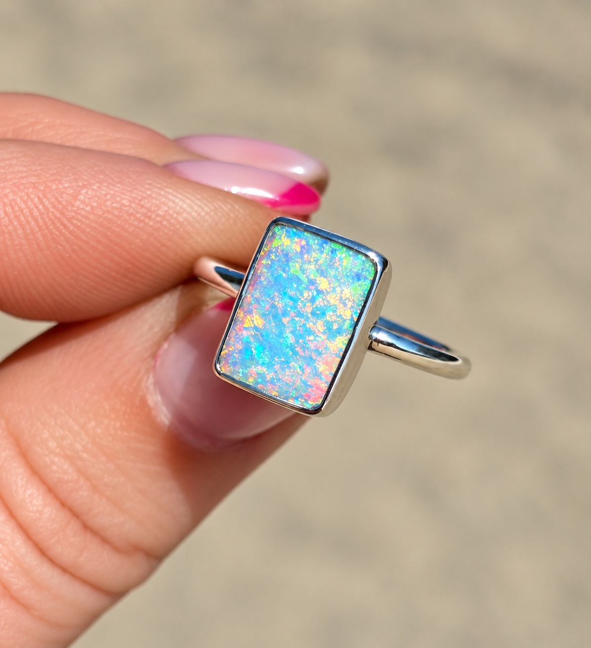 Australian Opal Ring Size 6