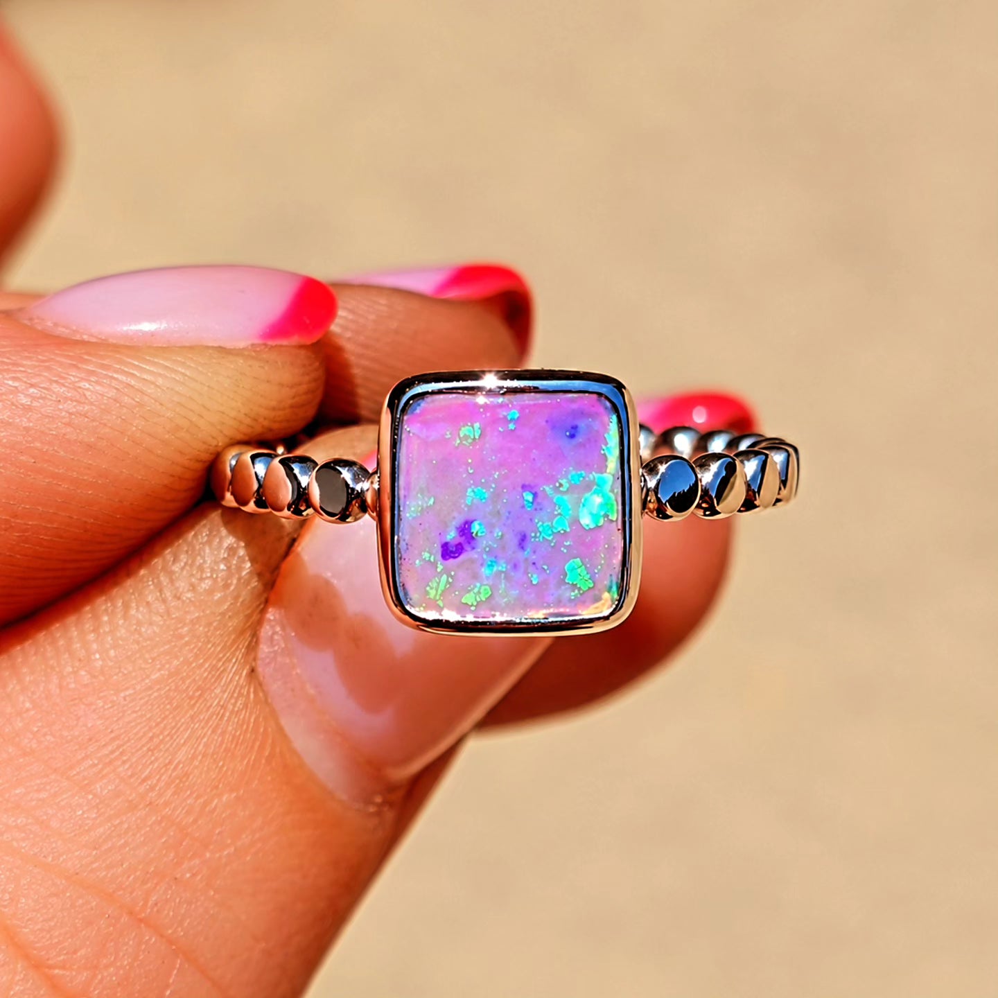 Australian Opal Ring Size 6