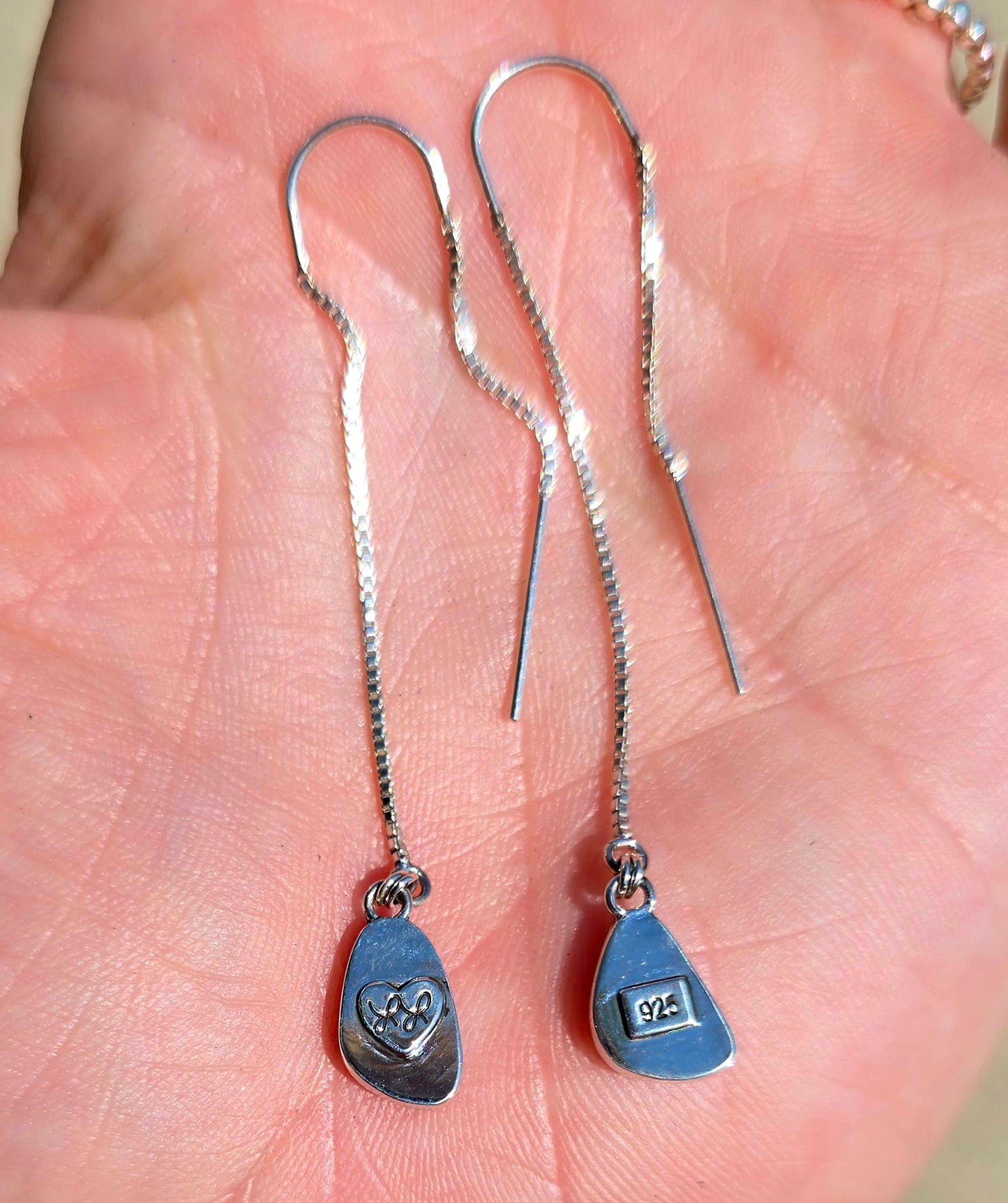 Crystal Opal Threader Earrings