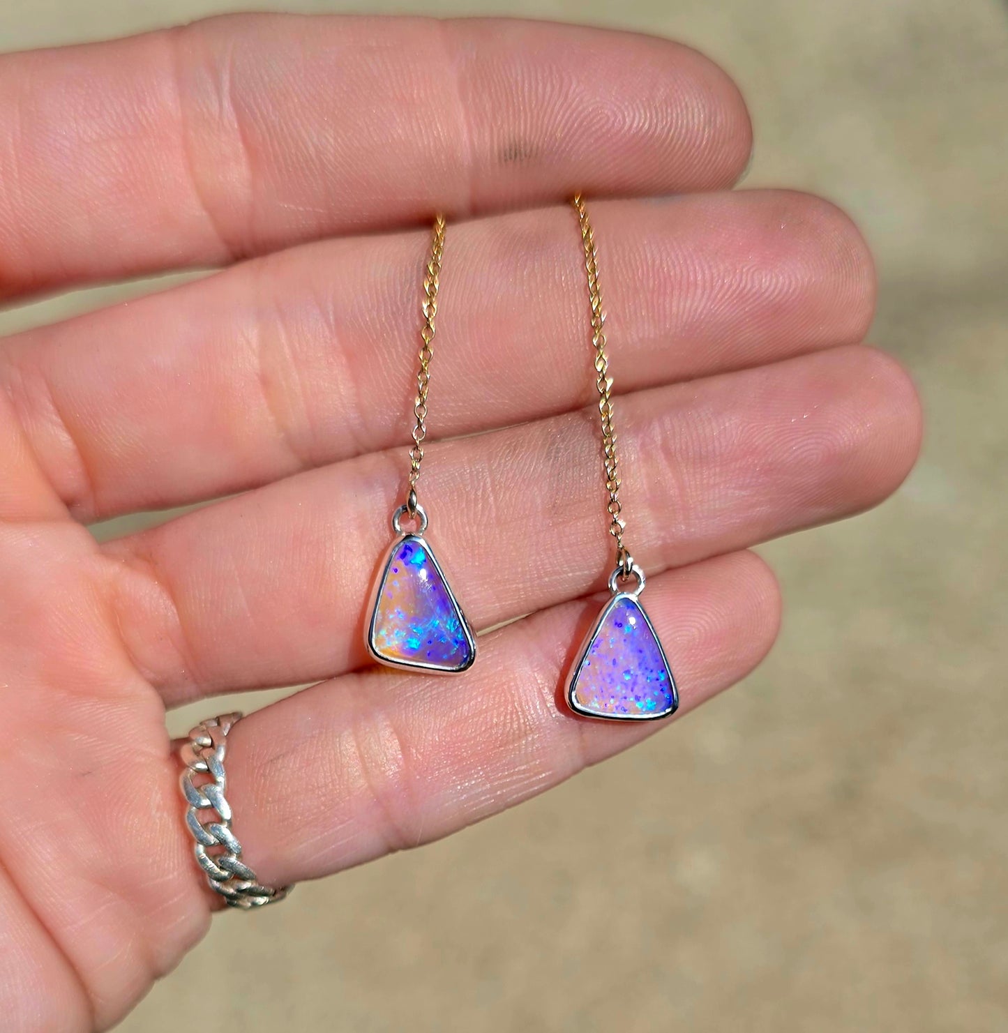 Crystal Opal Threaders