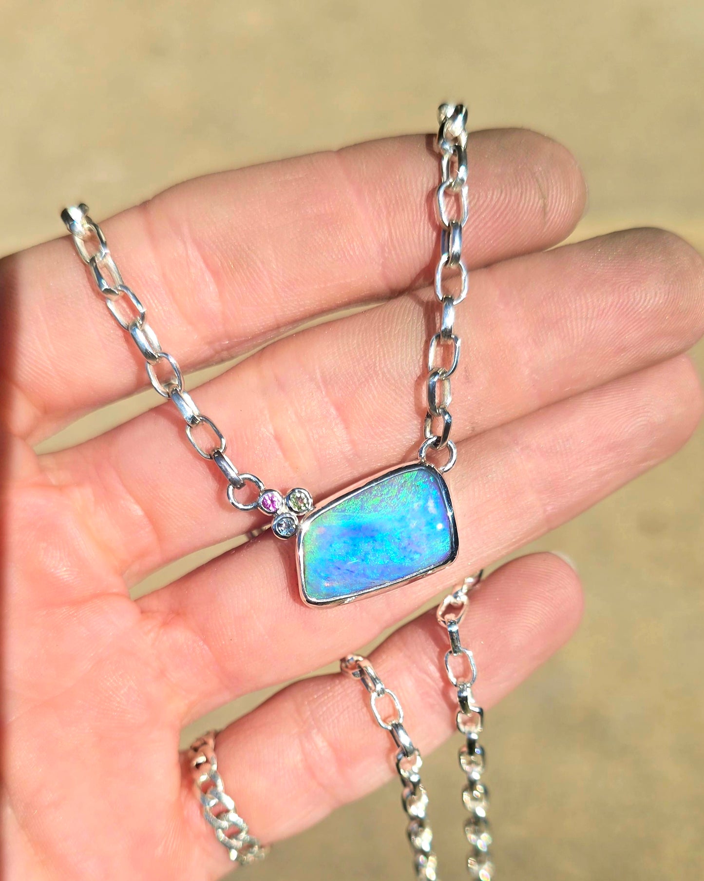 Australian Opal Necklace