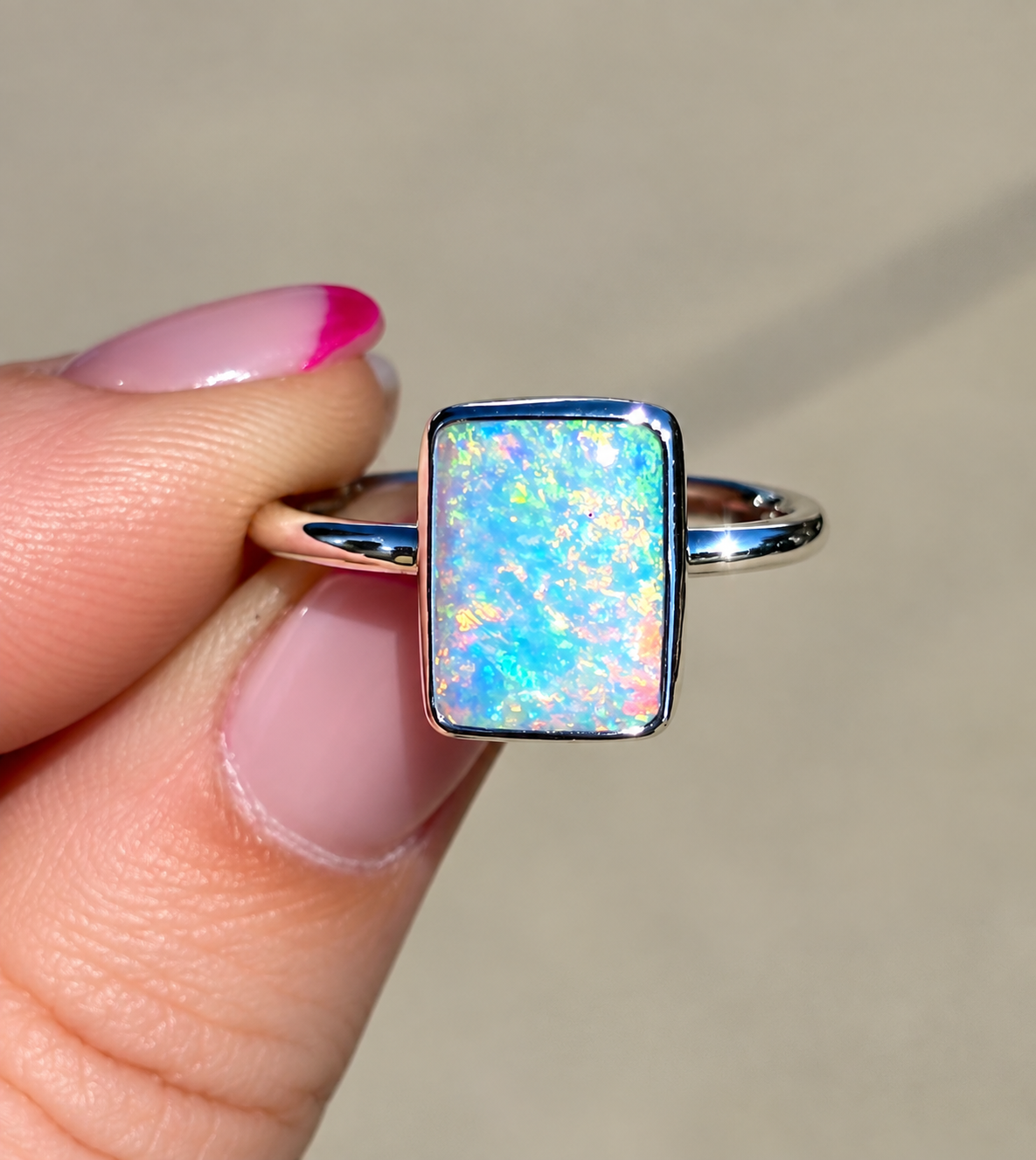 Australian Opal Ring Size 6