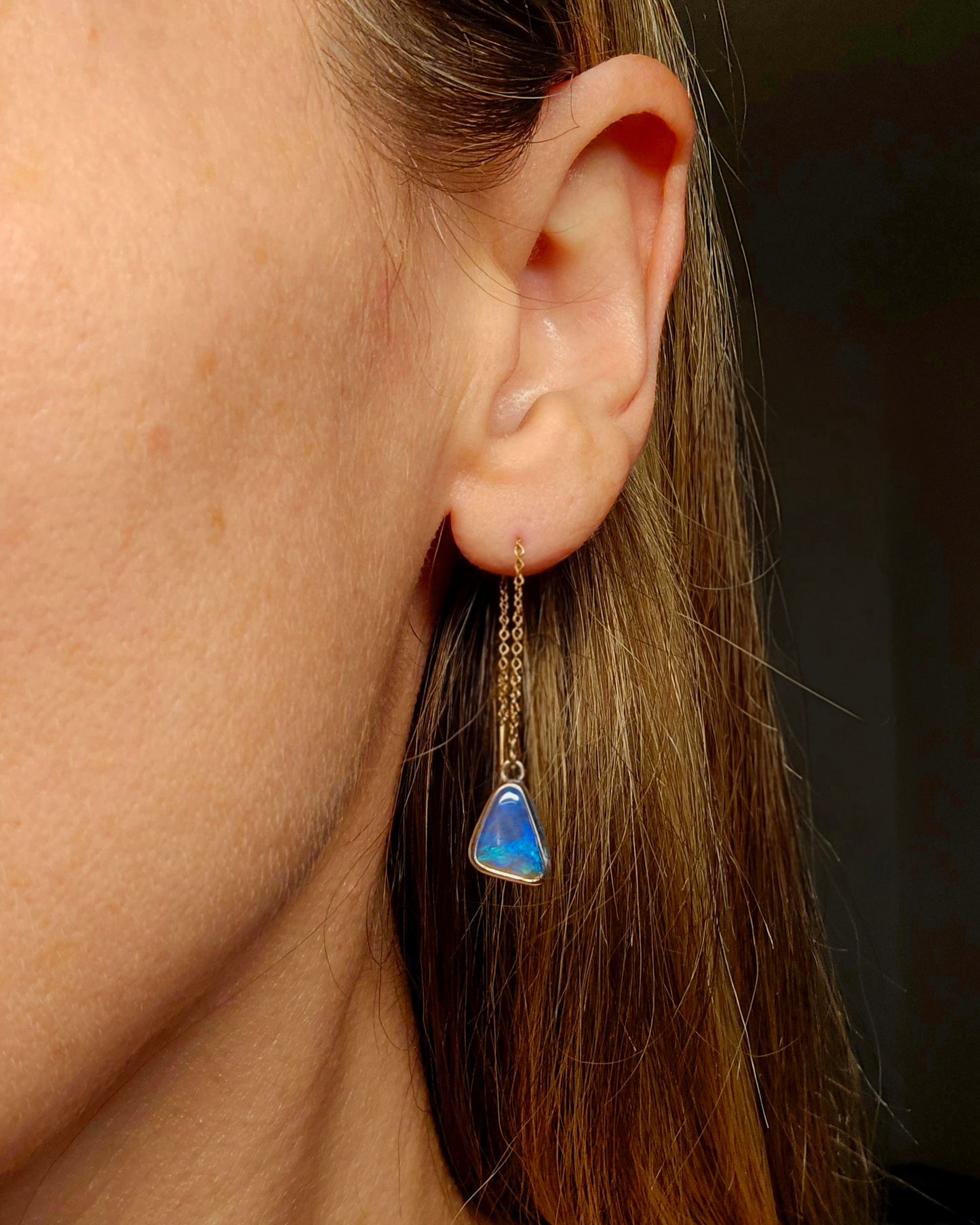 Crystal Opal Threaders