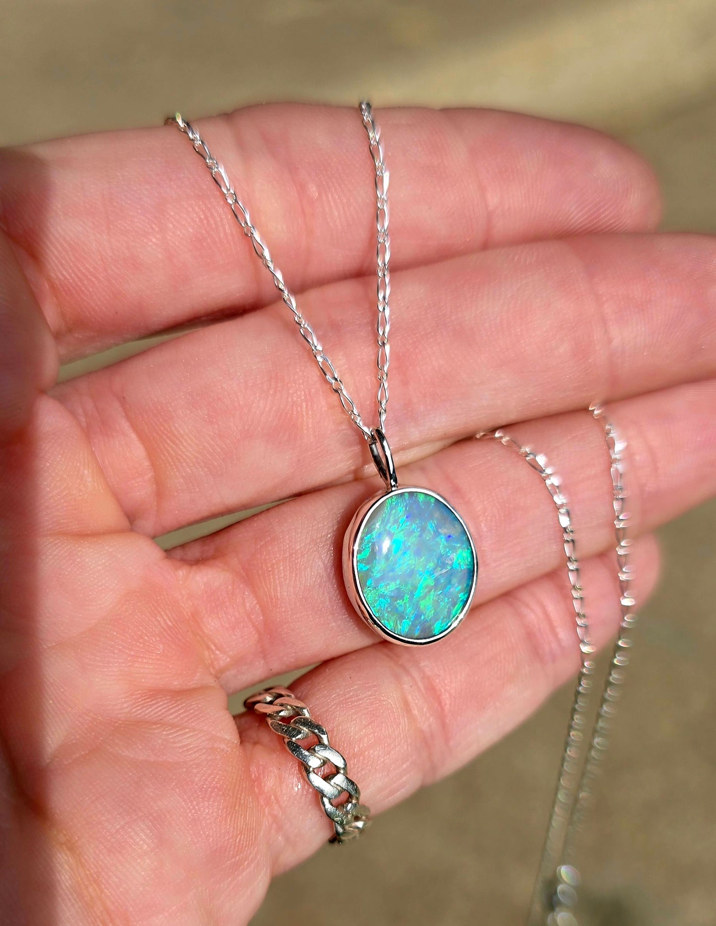 Australian Opal Necklace