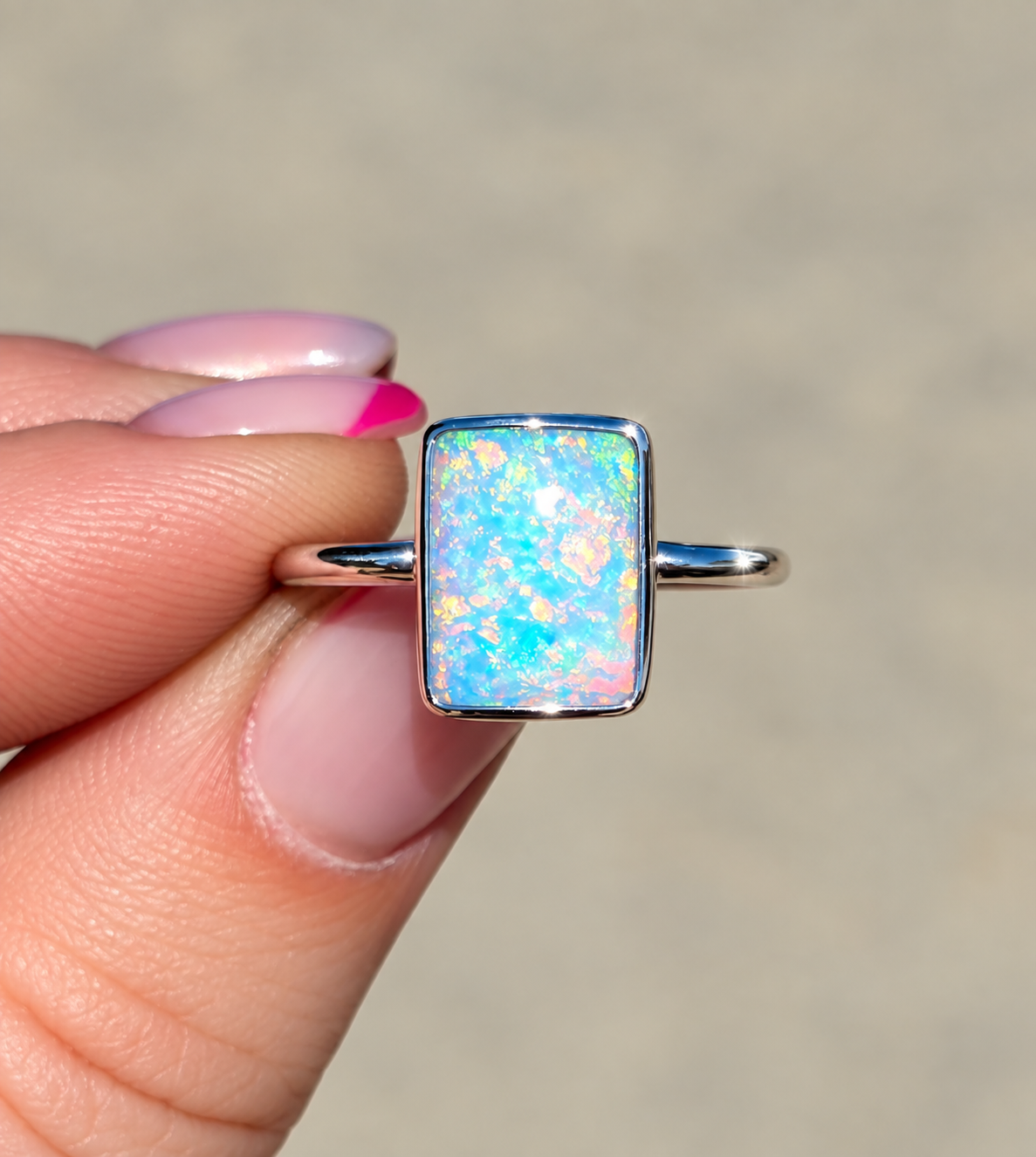 Australian Opal Ring Size 6