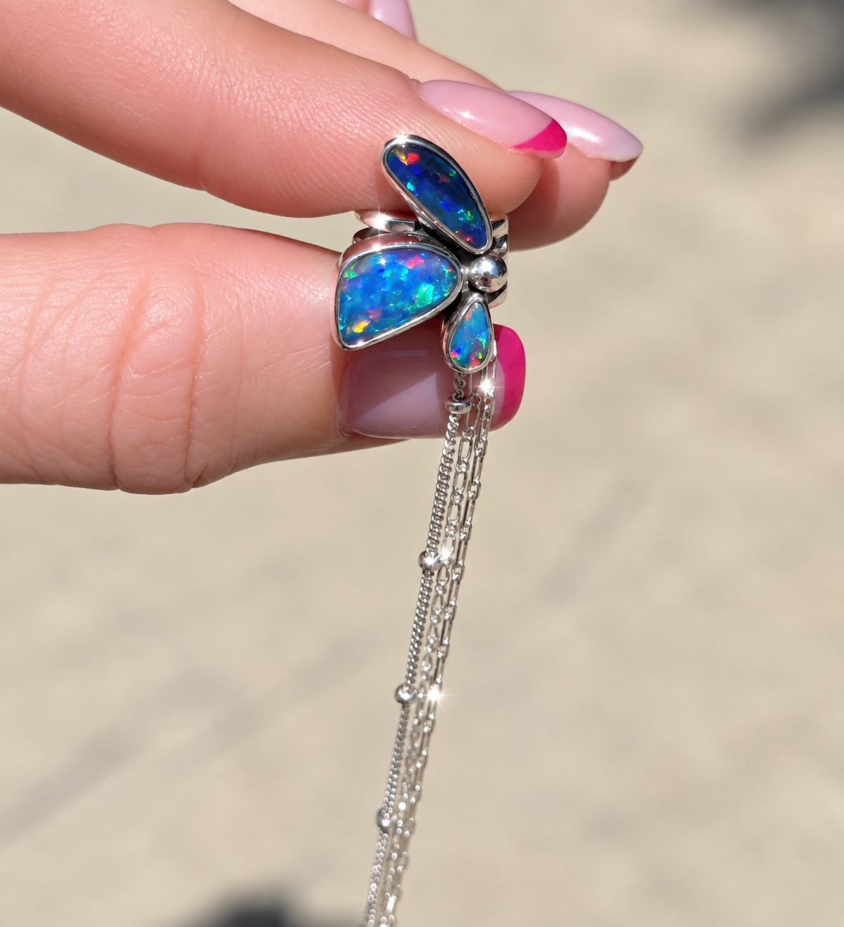 Australian Opal Ear Cuff